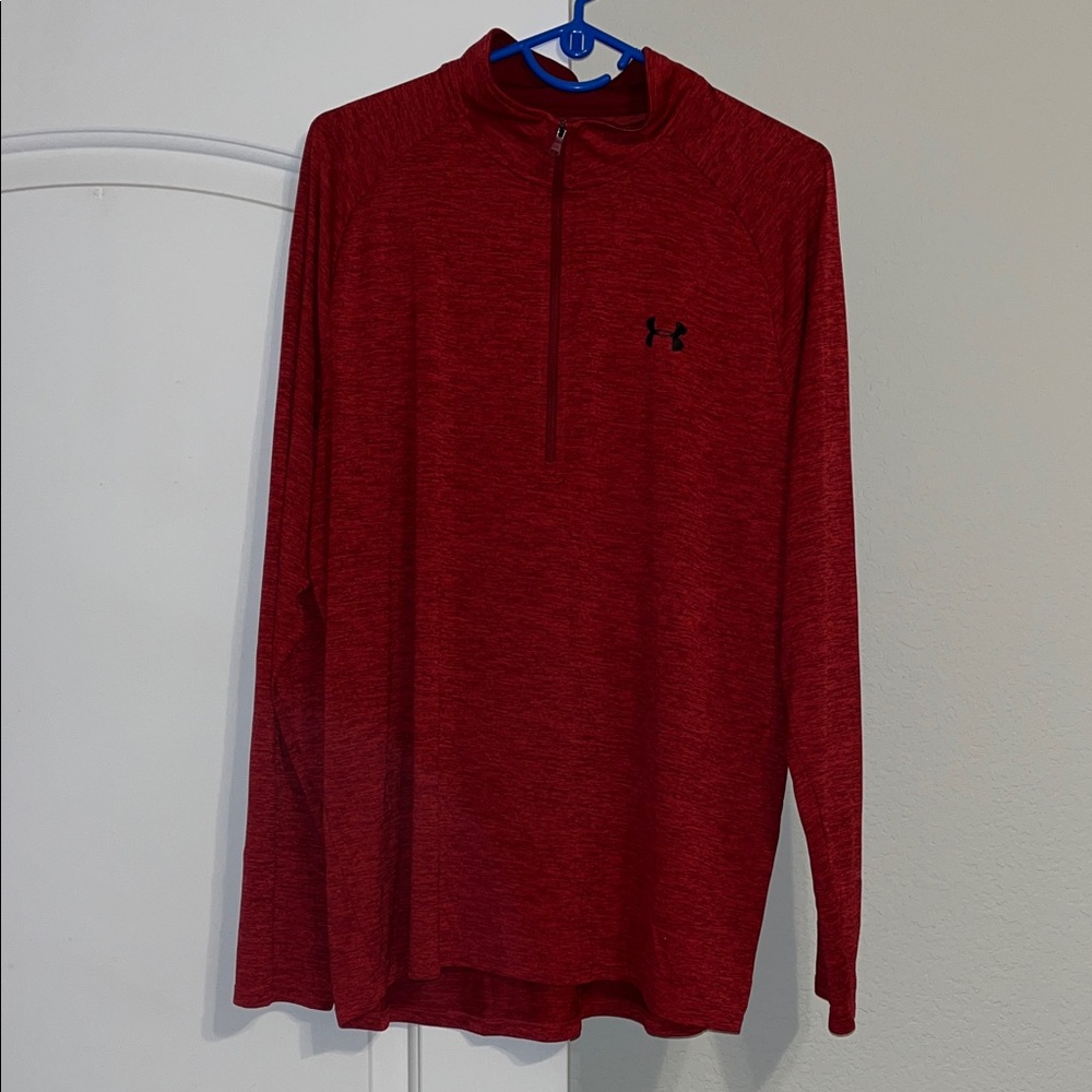 Under Armour Men's Crimson Long Sleeve Tee